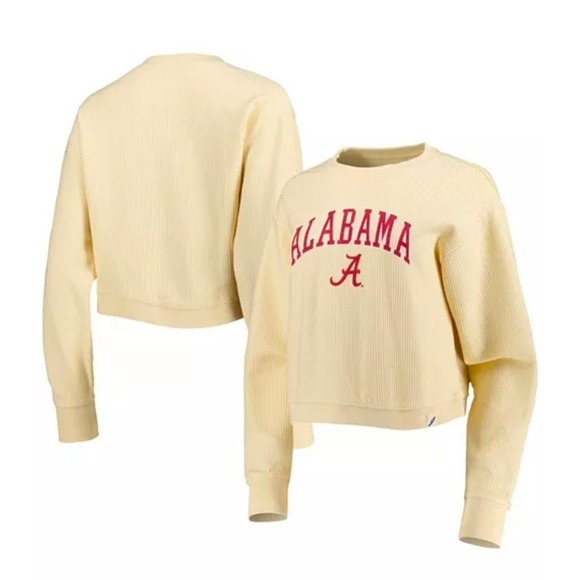 League Tops - Leauge Alabama Crimson Tide Classic Corded Sweatshirt Size L